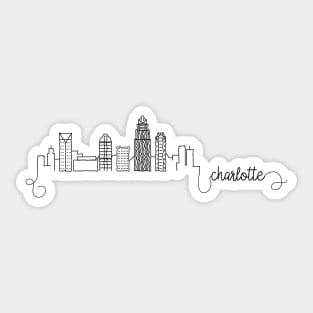 Charlotte City Signature Sticker